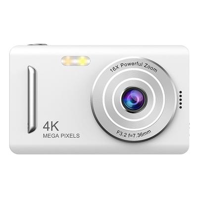4K Digital Camera 48 Megapixels HD Photography Travel Selfie Camera 2.4 Inch Screen Anti Shake 16X Zoom Student Selfie Mini Camera