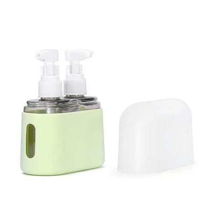Mini Shampoo Dispenser Portable Travel Bottle Set Refillable Cosmetic Containers Leak Proof Lotion Bottles Toiletry Kit Spray Bottles Portable Travel Accessories For Makeup Skincare Essentials