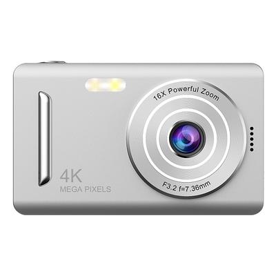 4K Digital Camera 48 Megapixels HD Photography Travel Selfie Camera 2.4 Inch Screen Anti Shake 16X Zoom Student Selfie Mini Camera