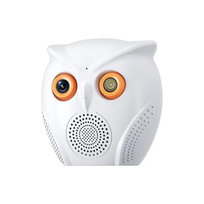 1080p Hd Owl-shaped Indoor Security Camera 120 Wide Angle Two-way Communication Motion And Sound Alerts Night Vision Function Wifi Home Surveillance Camera Owl-themed Design