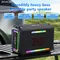 ZEALOT S95 120W Wireless Speakers, Outdoor Portable Subwoofer Speaker, IPX 5, Hifi Sound quality, RGB light, Long Battery Life.