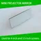 1PC 114*57.5*2mm Mini Projector Front Surface Reflector Projector Mirror DIY Accessories High Reflectivity Lens