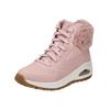 Schnürstiefelette SKECHERS "Skechers Sneaker Lederimitat/Textil", Damen, Gr. 41, pink, Lederimitat, Textil, casual, Schuhe