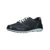Schnürschuh HUSH PUPPIES "Hush Puppies Halbschuhe Leder", Herren, Gr. 44, blau, Leder, casual, Schuhe