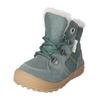 Schnürstiefelette PEPINO "Pepino Stiefelette Leder/Textil", Kinder, Gr. 27, grün, gelb, Leder, Textil, casual, Schuhe