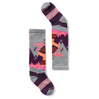 Smartwool - Kid's Winter F. Cushion Mountain Moose Pattern OTC - Multifunktionssocken Unisex S | EU 34-37 grau Image
