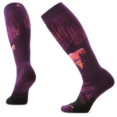 Smartwool - Women's Ski Full Cushion Alpine Auroras Stockings - Skisocken Unisex S | EU 34-37 lila Image