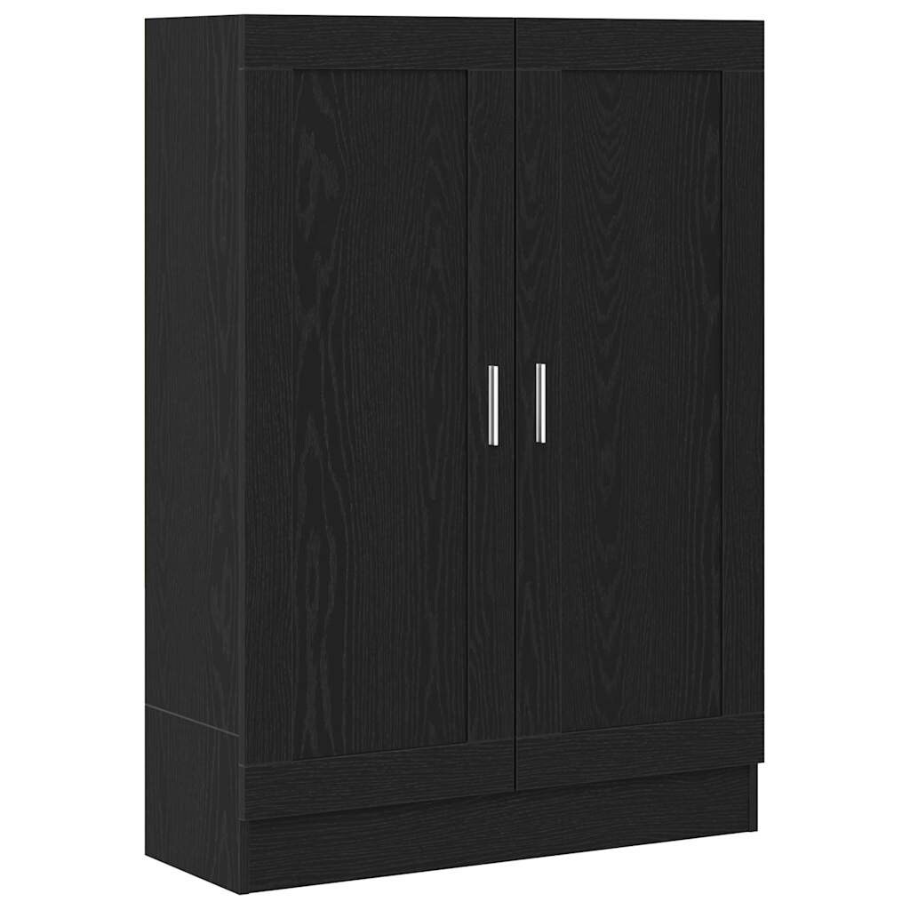 vidaXL Bücherregal Schwarze Eiche 82,5 x 30,5 x 115 cm Holzwerkstoff Image