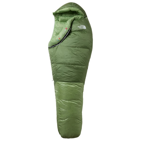 The North Face - Green Kazoo - Daunenschlafsack Gr Long - Bodylength: 198 cm Zip: Right Forest Shade / Forest Shade