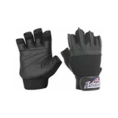 Schiek Sports Women's Gel Lifting Gloves in Black H-520 Size: M (8"" - 9"")