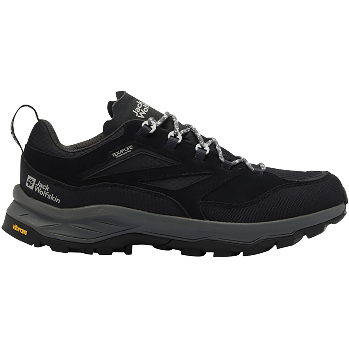Jack Wolfskin Herren Cyrox Texapore Low Schuhe (Größe 42.5, schwarz)