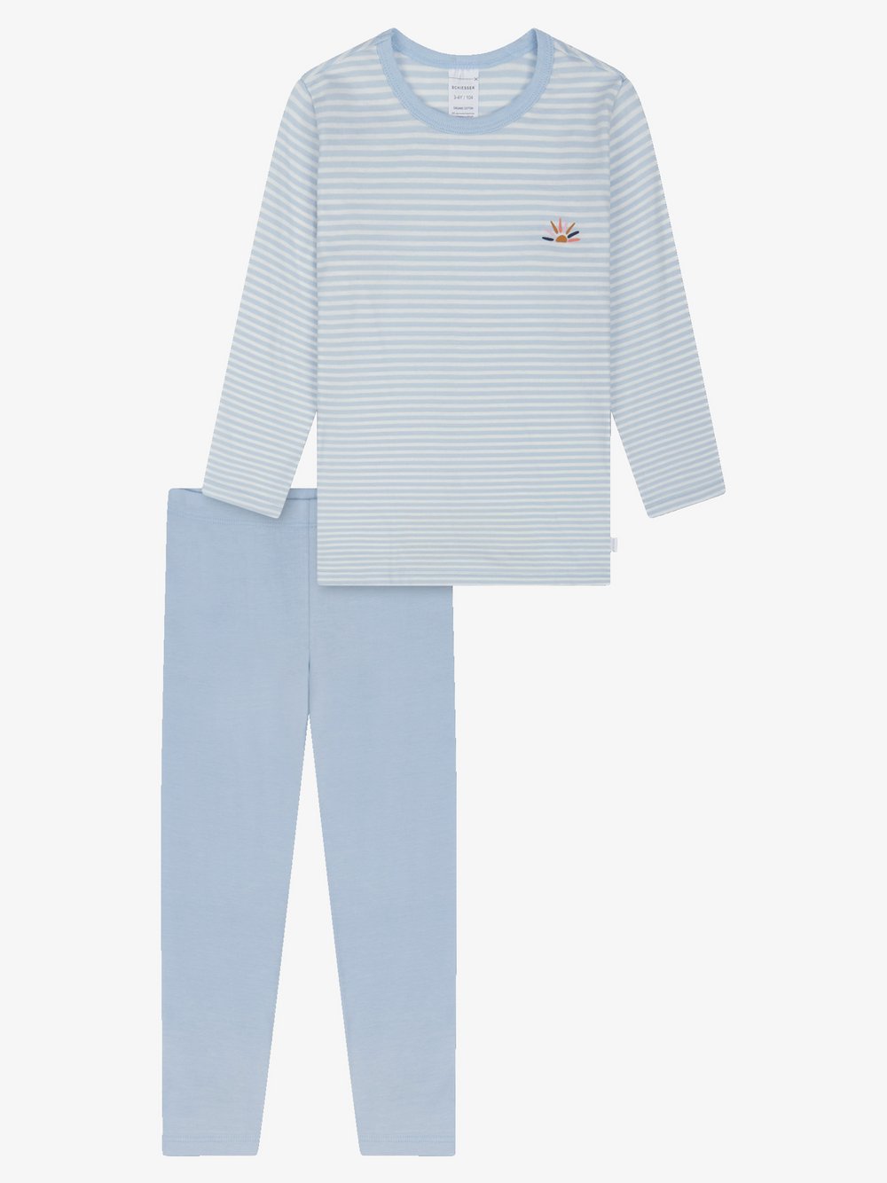 Schiesser Pyjama Mädchen hellblau, 116 Image