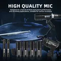 Debra DG7 Microfono a batteria cablato Set dinamico Serie Snare Evolution con kit di microfoni per batteria professionali con montaggio su braccio a clip