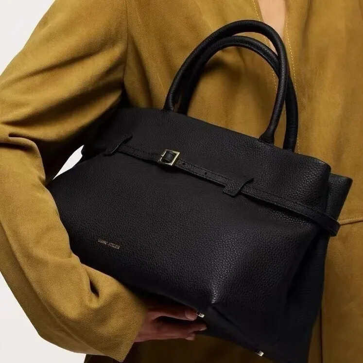 2025, neue modische Vintage-Tragetasche mit großem Fassungsvermögen, High-End-Gefühl, modisches Einkaufen, Damen-Taschen mit Henkel oben, Nadismus – Nai Nai Image