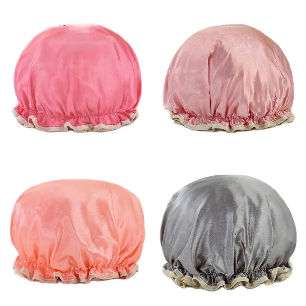 Wasserdichte Bad Hut Badezimmer Dusche Haar Abdeckung Frauen Liefert Dusche Kappe Erwachsene Dusche Bad Bade Kappen Bad Zubehör
