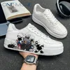Uzumaki Naruto Freizeit Anime NARUTO Herren White Board Schuhe Tennis 2025, neue Anime Sportschuhe, Größe 35–44
