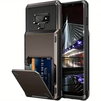 Für Samsung Galaxy Note 9 8 Brieftasche 4-Karten Slots Kredit Fall Für Galaxy Note 9 SM-N960F Note 8 N950 fall Funda Coque
