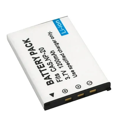 NP-20 Battery 1200mAh Rechargeable Batteries for Casio EX-Z7 Z11 Z60 Z65 Z75 Z77 M1 M2 M20 S3 S20 S100 S500 S880 Camera Battery