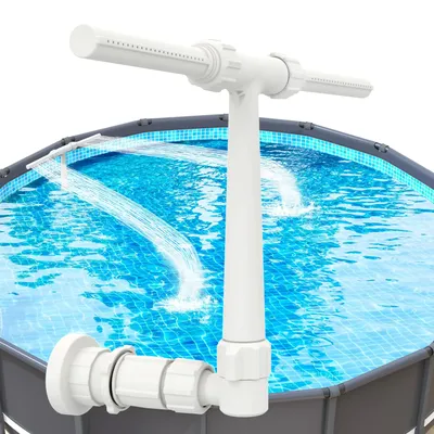 Adjustable Pool Spa Waterfall Sprayer Dual Spray Waterfall Sprinkler Heads Adapter for Inground swimming pool accessories