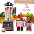 Frullatore professionale multifunzione da 9500 W a 15 velocità Frullatore professionale a 4 pale 3 in 1 Macchina per rompere le pareti Contenitore da 5 litri Ghiaccio Dado Miscela di frutta Forte