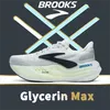 Original Brooks Glycerin Max Schuhe für Herren Damen Sportschuhe Dämpfung Rutschfeste günstige Schuhe Ausverkauf Damenschuhe