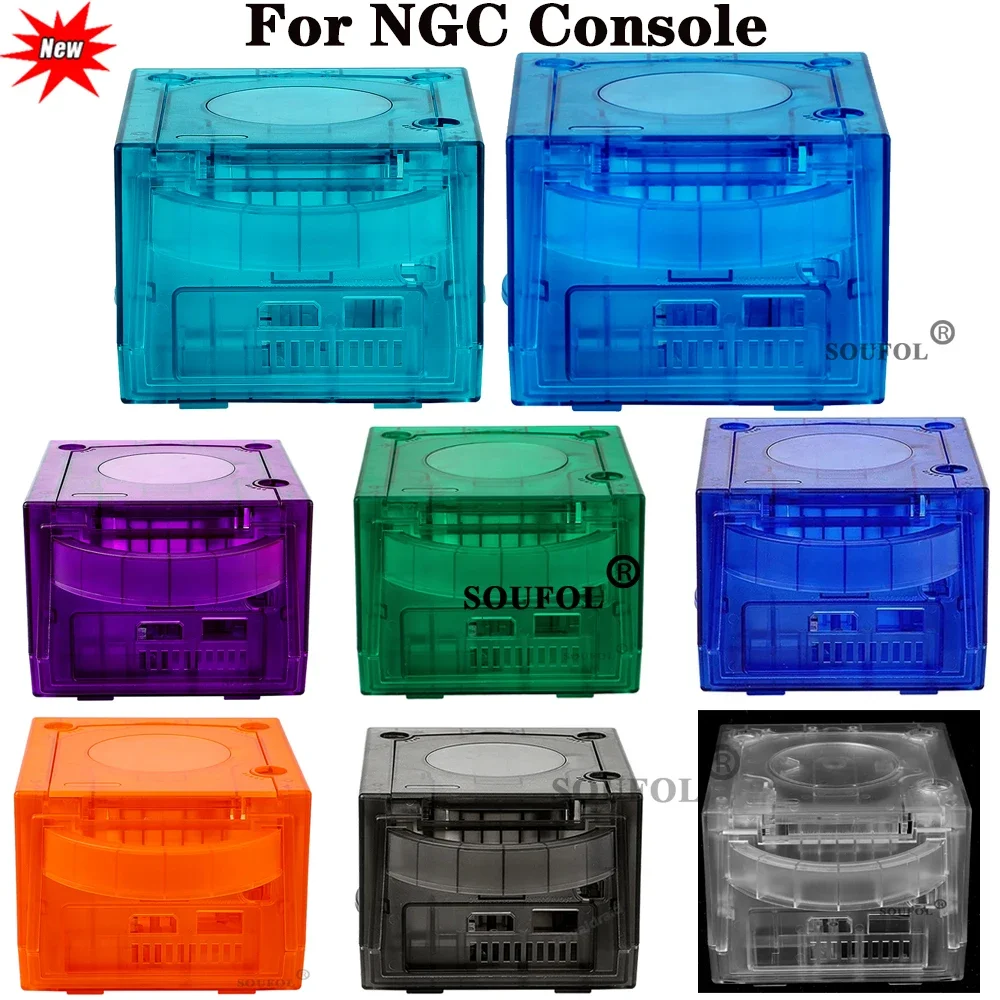 Coque de remplacement 8 couleurs pour NGC Gamecube, boîtier pour Console de jeu vidéo rétro NGC DOL-101/DOL-001, accessoire de jeu