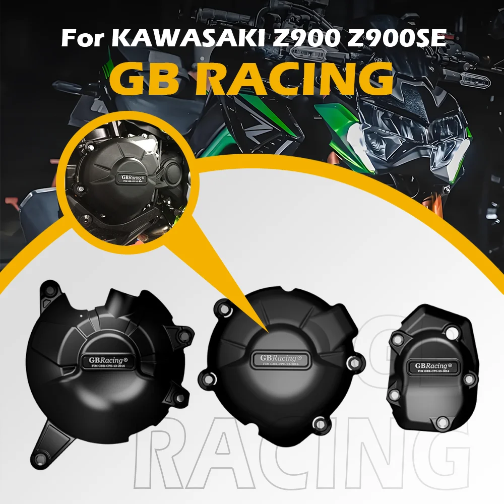 Motorrad Lichtmaschine Kupplung Schutz Abdeckung Zubehör GB Racing Motor Schützen Abdeckung Für KAWASAKI Z900 Z900SE 2017-2025 + Image