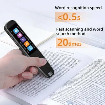 Pen Reader Noise Reduction Recording HD WiFi 8GB EMCP Scanning Translation Pen 2.99in Display for Language Learners