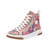 Sneaker RIEKER "Rieker Sneaker Synthetik", Damen, Gr. 38, rosa, Synthetik, casual, Schuhe