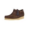 Schnürschuh CLARKS "Wallabee", Herren, Gr. 41,5, braun, Leder, casual, Schuhe, mit unnachahmlicher Kreppsohle