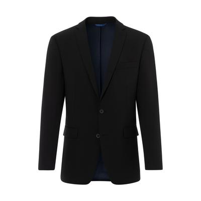 Baukastensakko THOMAS GOODWIN "Sakko", Herren, Gr. 66, schwarz, 60% Wolle;38% Polyester;2% Elasthan, unifarben, elegant, figurbetont, Langarm, Sakkos Image