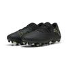 Fußballschuh PUMA "FUTURE 8 MATCH FG/AG Low Fußballschuhe Erwachsene", Gr. 45, schwarz fizzy light grün terrain gelb, Obermaterial: Synthetik, Textil; Futter: Synthetik, Textil; Innensohle: Textil; Laufsohle: Synthetik, Schuhe