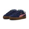 Sneaker PUMA "Suede XL Sneakers Erwachsene", Gr. 38, persian blau gum beige, Obermaterial: Kuhleder, Synthetik; Futter: Textil, Synthetik; Innensohle: Textil; Laufsohle: Gummi, Schuhe