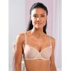 T-Shirt-BH VIANIA, Damen, Gr. 100, Cup D, beige (elfenbein), 62% Polyamid, 27% Polyester, 11% Elasthan, BHs