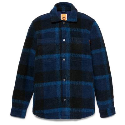 Timberland - Wool Blend Shacket - Freizeitjacke Gr L blau Image