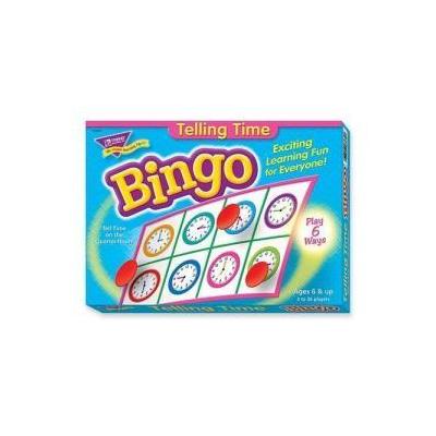 Trend Enterprises Bingo Telling Time Game, 3-36 Players, 36 Cards/Mats