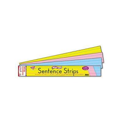 Elmer's Wipe-Off Sentence Strips, 24 x 3, Blue/Pink, 30/Pack