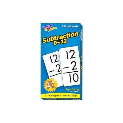 Trend Enterprises Math Flash Cards, Subtraction, 0 To 12, 3"x5 7/8