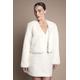 Coast Womens Occasion Short Edge To Fur Coat - White - Size 18 UK | Coast Sale | Discount Designer Brands