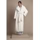 Coast Womens Occasion Belted Longline Fur Coat - White - Size 12 UK | Coast Sale | Discount Designer Brands