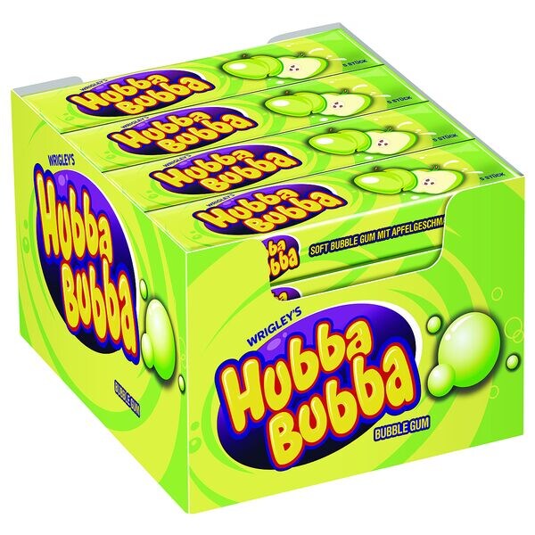 Hubba Bubba Kaugummis »Apfel« 5er-Pack 20 Stück Image