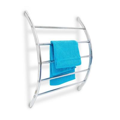 relaxdays Wand-Handtuchhalter Stahl 5 Stangen Image