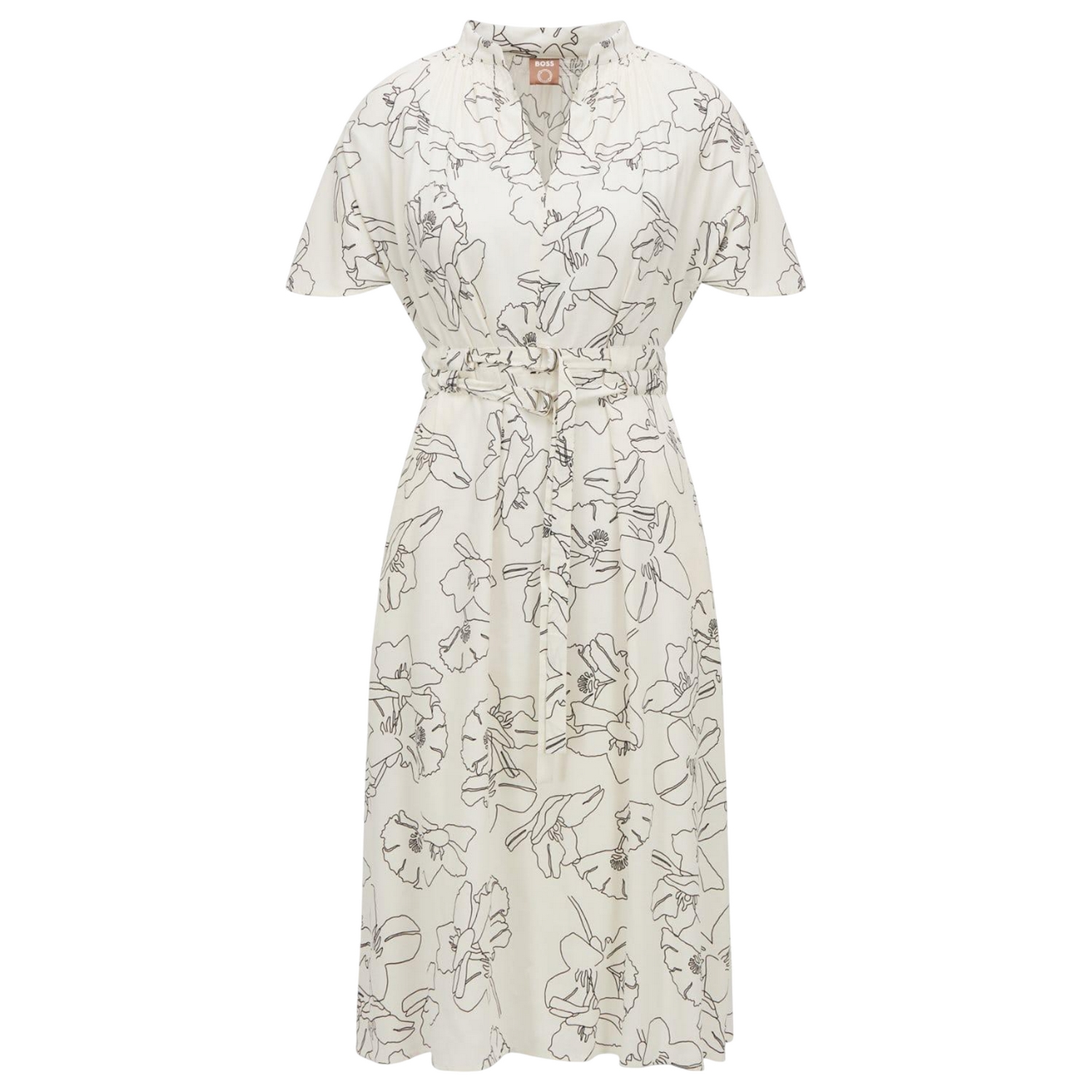 Boss - "Dalluah" Kleid für Damen (Schwarz/Weiß)