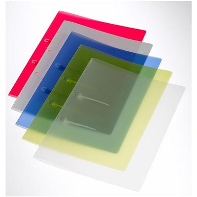 EICHNER Schlaufenhefter A4 Kunststoff 50 Blatt 10 Stück Transparent, 23x31.4 cm Image