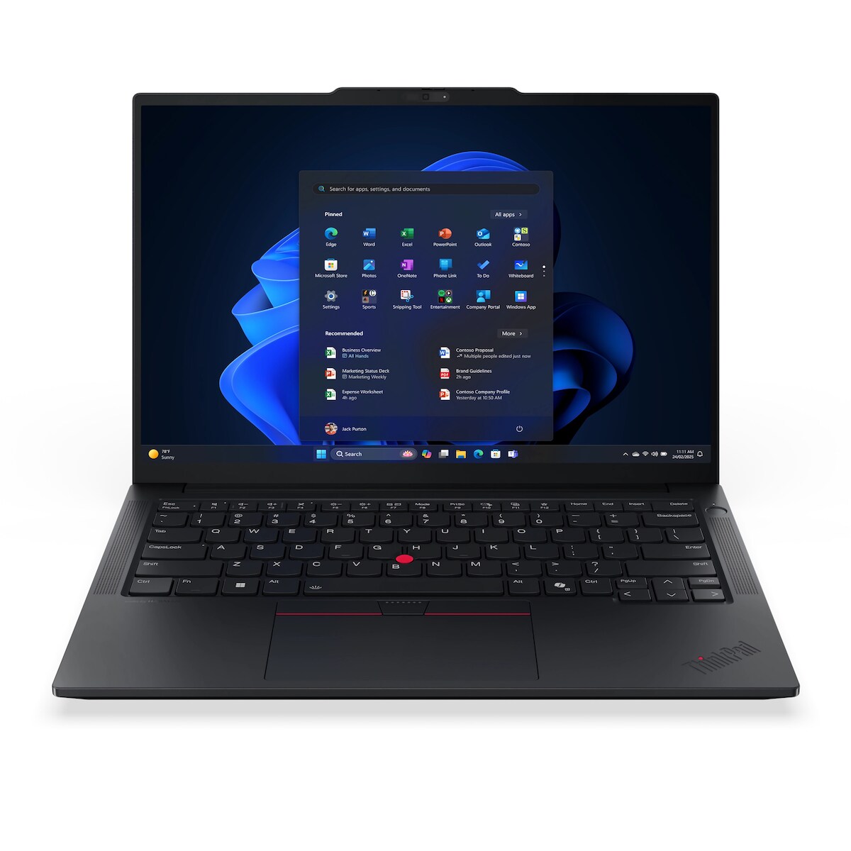 Lenovo ThinkPad E14 G7 (Black, 14" WUXGA, AMD Ryzen™ 7 250, 64 GB RAM, 500 GB SSD) mit Windows 11 Pro & Office 2024 Pro Image