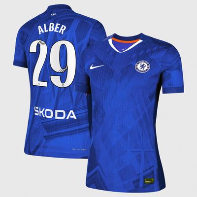 Chelsea WSL Nike Dri-FIT ADV Match Heimtrikot 2025-26 - Damen mit Aufdruck Alber 29 Image