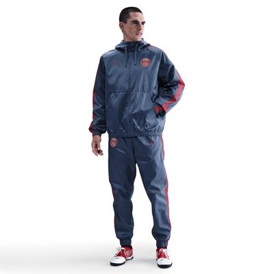 PSG Nike NSW Woven Hooded Trainingsanzug - Blau Image
