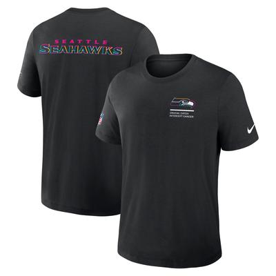 Seattle Seahawks Nike 2025 Crucial Catch Dri-FIT T-Shirt - Herren Image