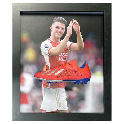 Von Arsenal Declan Rice signierter Adidas-Fußballschuh Image