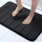 Tapis de bain en mousse à mémoire de forme Buganda Tapis de salle de bain ultra doux et antidérapants, tapis de bain absorbant l'eau et lavable en machine pour salle de bain